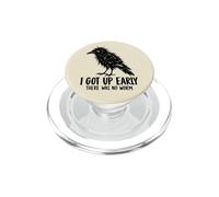 I Got Up Presto Non C'era Verme Divertente Uccello Grumpy PopSockets PopGrip per MagSafe