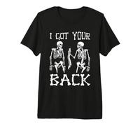 I Got Your Back Sarcastic Halloween Skeleton Maglietta Premium