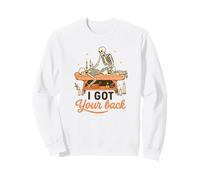 I Got Your Back Skeleton Massage Therapist Halloween Pun Felpa