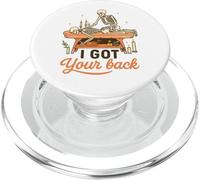 I Got Your Back Skeleton Massage Therapist Halloween Pun PopSockets PopGrip per MagSafe