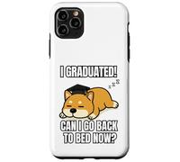 I Graduated Can I Go Back To Bed Now Divertente Cane Laurea Custodia per iPhone 11 Pro Max