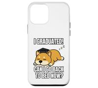 I Graduated Can I Go Back To Bed Now Divertente Cane Laurea Custodia per iPhone 12 mini