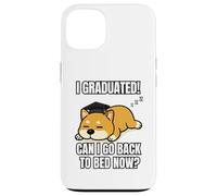 I Graduated Can I Go Back To Bed Now Divertente Cane Laurea Custodia per iPhone 13