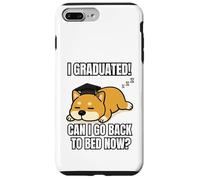 I Graduated Can I Go Back To Bed Now Divertente Cane Laurea Custodia per iPhone 7 Plus/8 Plus