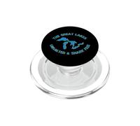 I Grandi Laghi Michigan Unsalted E Shark Free Vintage PopSockets PopGrip per MagSafe