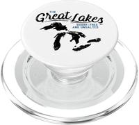 I Grandi Laghi Shark Free E Unsalted Summer Vacation PopSockets PopGrip per MagSafe