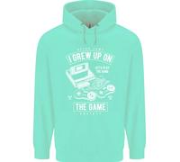 I Grew Up On The Gamer Divertente Gioco Uomo Felpa