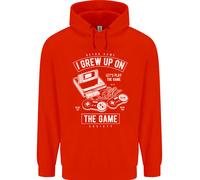I Grew Up On The Gamer Divertente Gioco Uomo Felpa