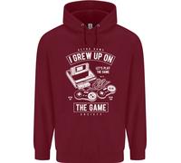 I Grew Up On The Gamer Divertente Gioco Uomo Felpa
