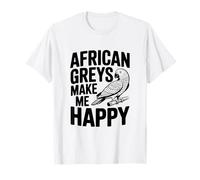 I Grigi africani Mi Rendono Felice, Amanti dei pappagalli Maglietta