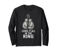 I guantoni da boxe lasciano tutto nel ring boxe Maglia a Manica