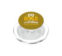 I guerrieri della consapevolezza del cancro infantile vanno nastro d'oro PopSockets PopGrip per MagSafe