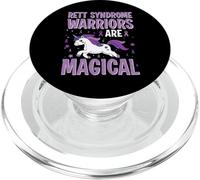 I guerrieri della sindrome di Rett sono magici unicorni con nastro viola PopSockets PopGrip per MagSafe