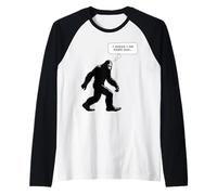 I Guess I Am Kinda SUS - Funny Suspicious Bigfoot Graphic Maglia con Maniche Raglan