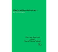 I had a million-dollar idea…but I didn’t write it down.Now I just daydream about how rich I could’ve been.: A safe space for rich thoughts and wild ideas
