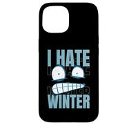 I Hate Inverno Neve Neve Clima Ghiaccio Stagione fredda Custodia per iPhone 15