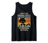 I Hate Morning People And Mornings And People Coffee Cat Canotta