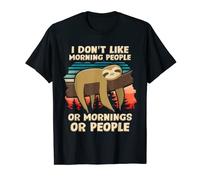 I Hate Morning People Design Or Mornings Or People Maglietta