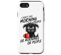 I Hate Mornings Cute Sleepy Dog Coffee Custodia per iPhone SE (2020) / 7/8