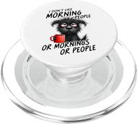 I Hate Mornings Cute Sleepy Dog Coffee PopSockets PopGrip per MagSafe