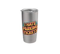 I Hate Parking Tickets Cattive lotte dei conducenti - Bicchiere termico in acciaio inox doppia parete
