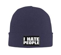 I Hate People Berretto Invernale Elasticizzata Berretto in Maglia Sportivo Inverno Cappelli per Snowboard Uomini Donna