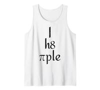 I Hate People Funny Pi Day Matematica Meme Sarcastico Canotta