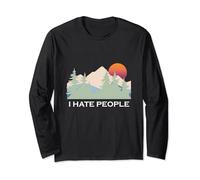 I hate People Tshirt Io odio le persone Maglia a Manica