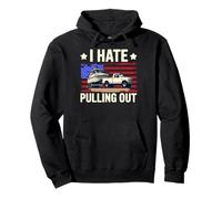 I Hate Pulling out Boating Fishing Boat Owner Angler Felpa con Cappuccio