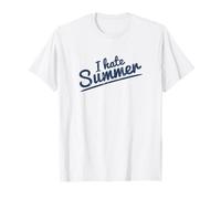 I Hate Summer Odio l'estate Maglietta