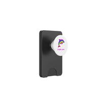I Hate You Rainbow Dolphin Divertente PopSockets PopWallet per MagSafe