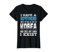 I Have A Boyfriend Who Is My Bias Musica coreana Pop Maglietta