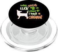 I Have A Chihuahua Dog Lucky Charm Funny St Patricks Day PopSockets PopGrip per MagSafe