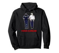 I Have A Dream Funny Trump Police Dire Citazione Uomini Donne Felpa con Cappuccio