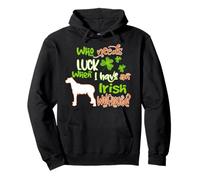I Have A Irish Wolfhound Dog Lucky Charm St Patricks Day Felpa con Cappuccio