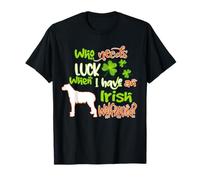 I Have A Irish Wolfhound Dog Lucky Charm St Patricks Day Maglietta