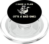 I Have A Plan Its A Bad One Sarcastico Humor Planner Leader PopSockets PopGrip per MagSafe