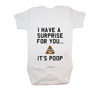 '"I have a sorpresa per lei... It' s" Poop Instructional Body/Tutina baby, abbigliamento, carino, divertente, baby Boy, baby Girl, unisex, Hilarious, Cheeky, novità, Natale, baby shower, regali di compleanno, regali