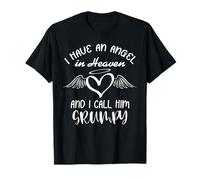 I Have Angel in Heaven My Grumpy Family Memorial Matching Maglietta
