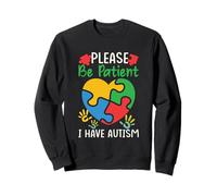 I Have Autism Autistic Kids Autism Awareness Unisex Adulti Felpa