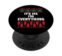I Have Everything I Want for Christmas Its Me Im Everything PopSockets PopGrip Adesivo