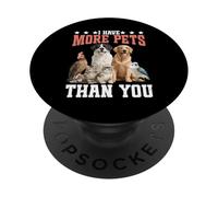 I Have More Pets Than You Battute di miele dell'apicoltore PopSockets PopGrip Adesivo