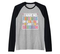 I Have No Feelings Or Emotions Just Sarcasm - Maglia con Maniche Raglan