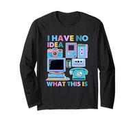 I Have No Idea What This Is Men Women Kid 70s 80s 90s Outfit Maglia a Manica