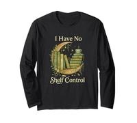 I Have No Shelf Control Moon Books Cottagecore Maglia a Manica
