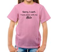 I Have Piani With My Akita - T-Shirt - Cane Animali Puppy Love Funny Cute