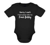 I Have Piani With My Bulldog Francese - T-Shirt / Body - Cane Animali Bull Cane