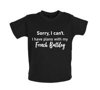 I Have Piani With My Bulldog Francese - T-Shirt / Body - Cane Animali Bull Cane