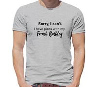 I Have Piani With My Bulldog Francese - T-Shirt - Cane Animali Bull Cane Amo