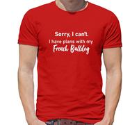 I Have Piani With My Bulldog Francese - T-Shirt - Cane Animali Bull Cane Amo